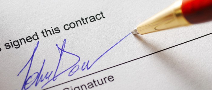 Para que servem as assinaturas das testemunhas em um contrato?